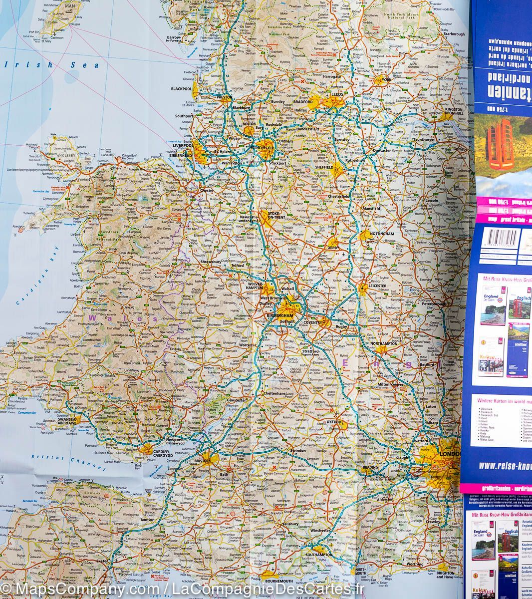 Carte routière - Grande Bretagne & Irlande du Nord | Reise Know How carte pliée Reise Know-How 