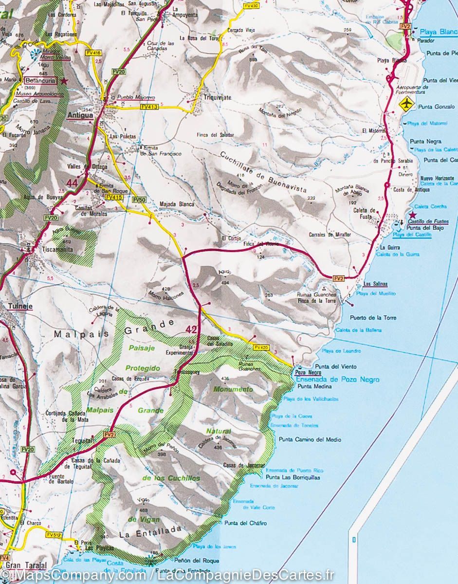 Carte routière - Iles Canaries | IGN carte pliée IGN 