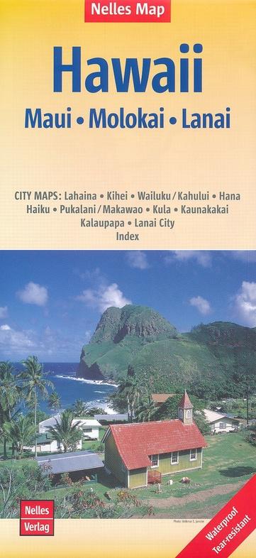 Carte routière imperméable - Mauï, Molokaï, Lanaï (Hawaii) | Nelles Map carte pliée Nelles Verlag 