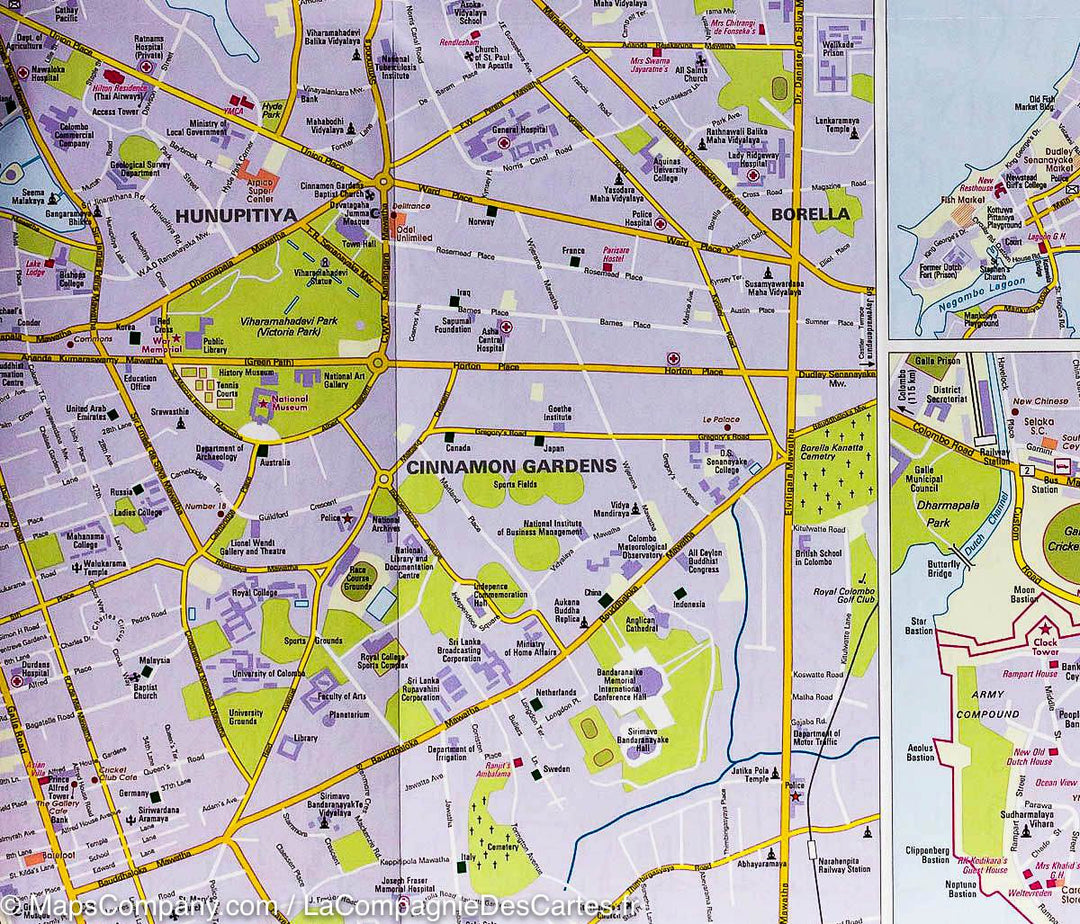 Carte routière imperméable - Sri Lanka | Nelles Map carte pliée Nelles Verlag 