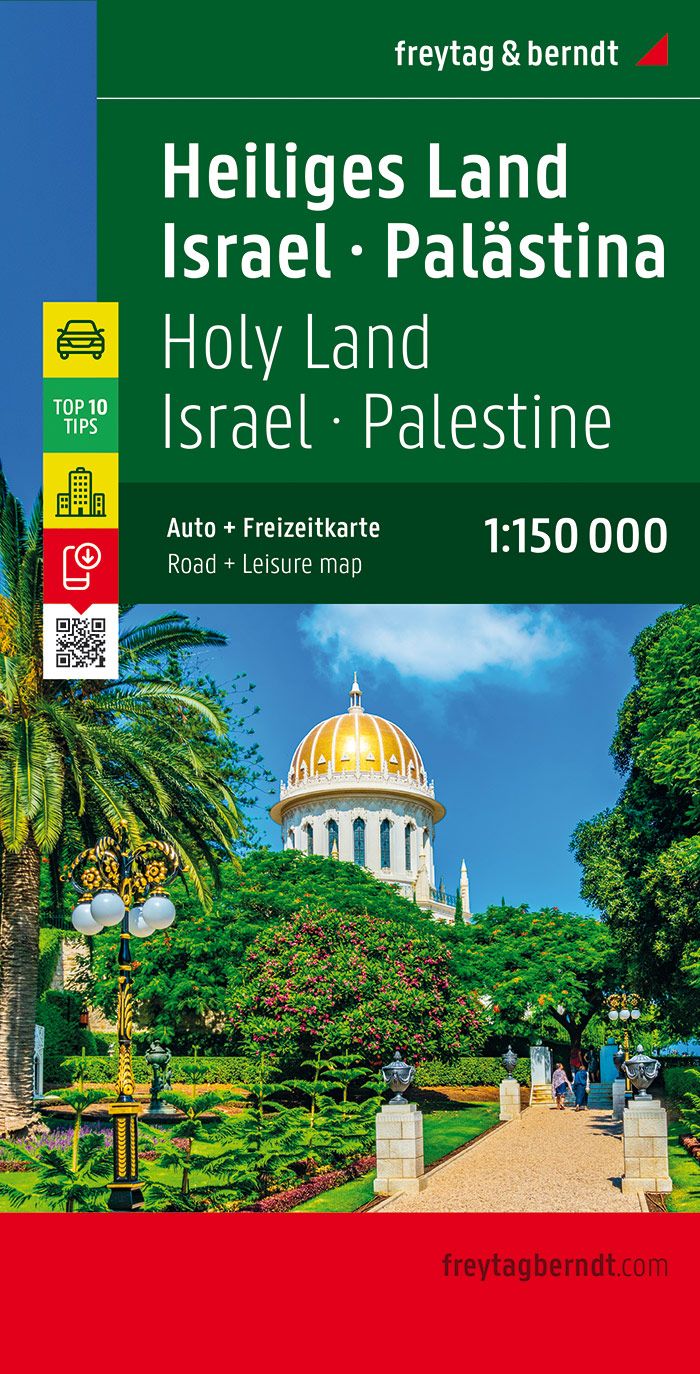 Carte routière - Israël & Palestine | Freytag & Berndt carte pliée Freytag & Berndt 