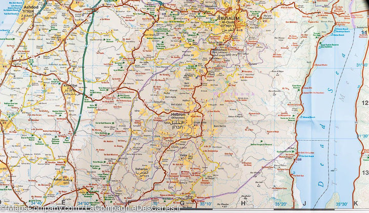 Carte routière - Israël & Palestine | Reise Know How carte pliée Reise Know-How 