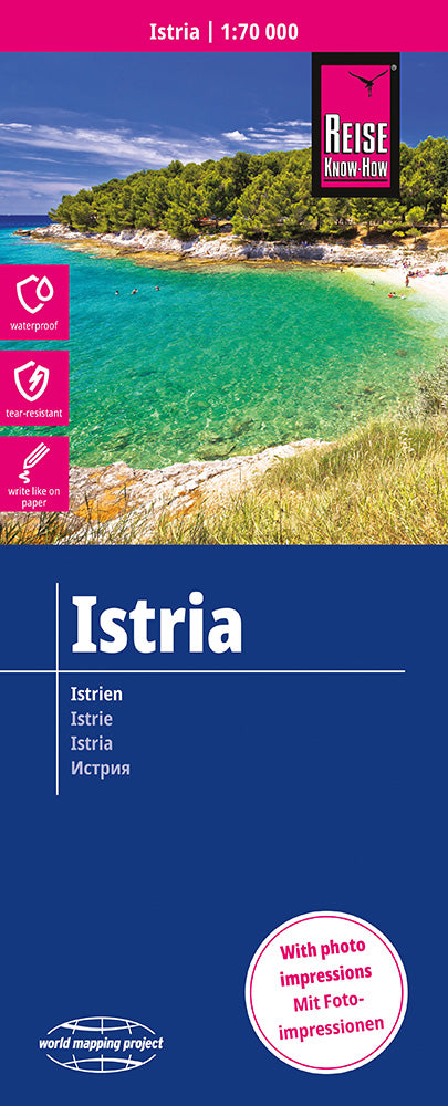 Carte routière - Istrie | Reise Know How carte pliée Reise Know-How 