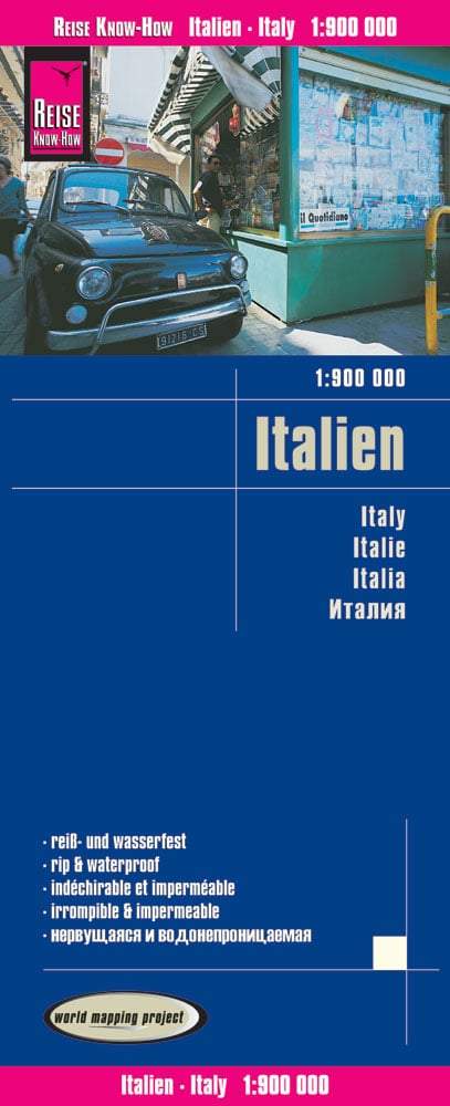 Carte routière de l'Italie | Reise Know How - La Compagnie des Cartes
