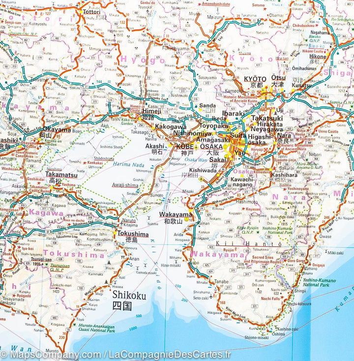 Carte routière - Japon | Reise Know How carte pliée Reise Know-How 
