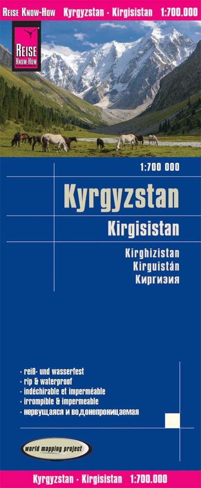 Carte routière - Kyrgyzstan | Reise Know How carte pliée Reise Know-How 