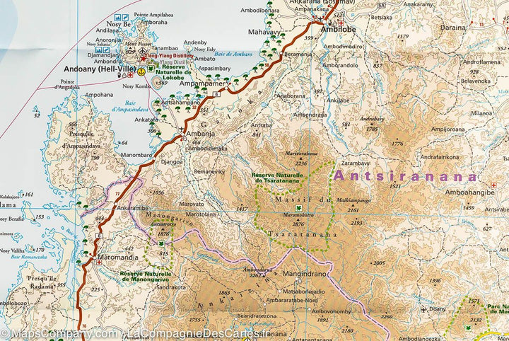 Carte routière - Madagascar & Comores | Reise Know How carte pliée Reise Know-How 