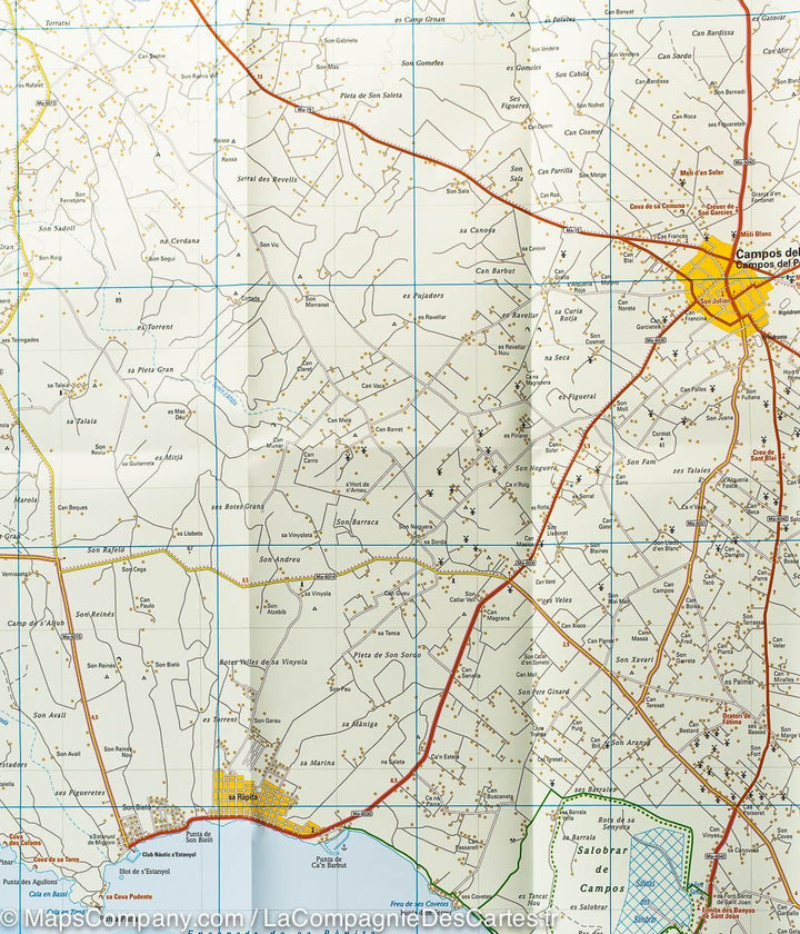 Carte routière - Majorque Sud (Baléares) | Reise Know How carte pliée Reise Know-How 