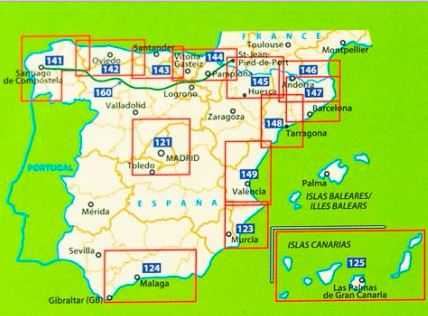 Carte routière n° 141 - Côte de Galice | Michelin carte pliée Michelin 