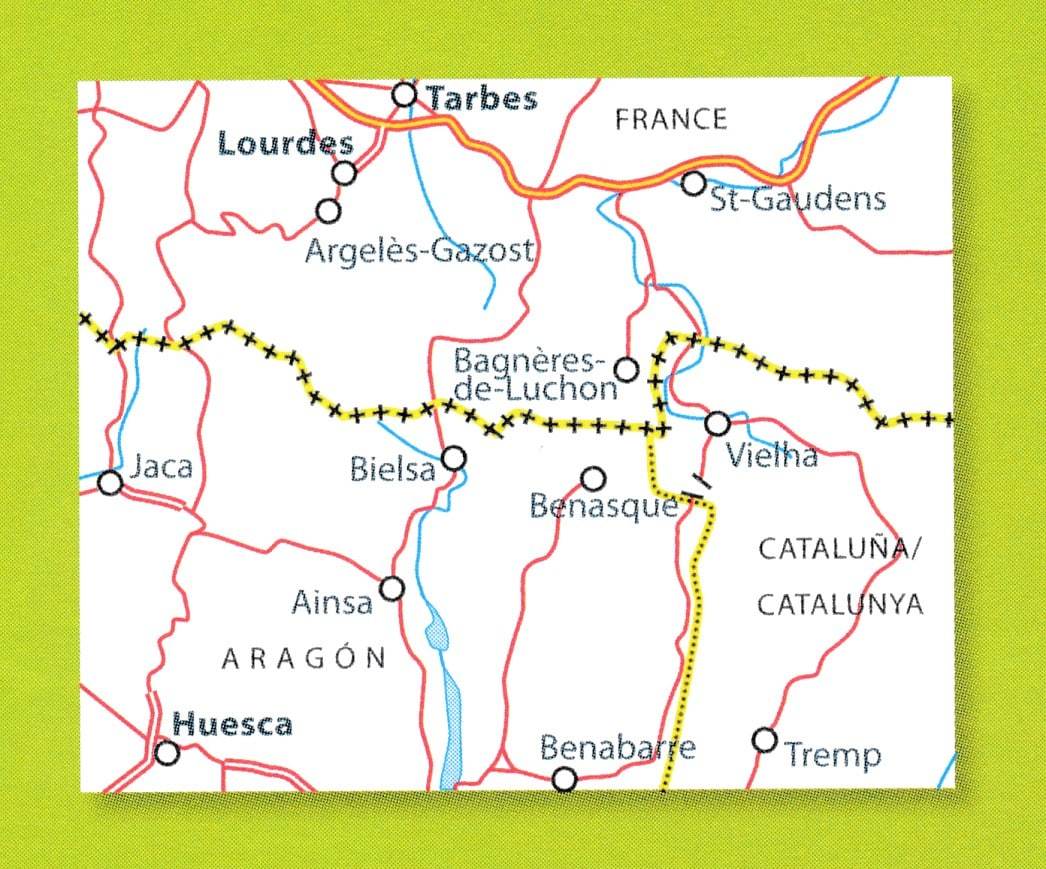 Carte routière n° 145 - Pyrénées Centrales (Béarn, Bigorre, Aragon) | Michelin carte pliée Michelin 