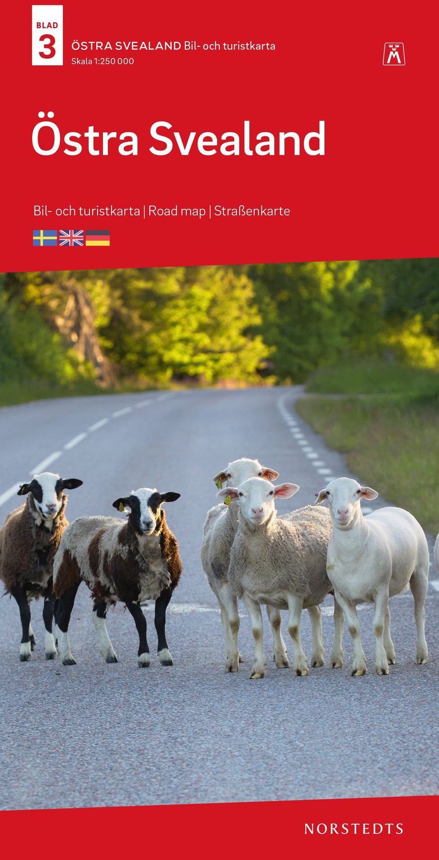 Carte routière n° 3 - Sud-est de la Suède | Norstedts carte pliée Norstedts 