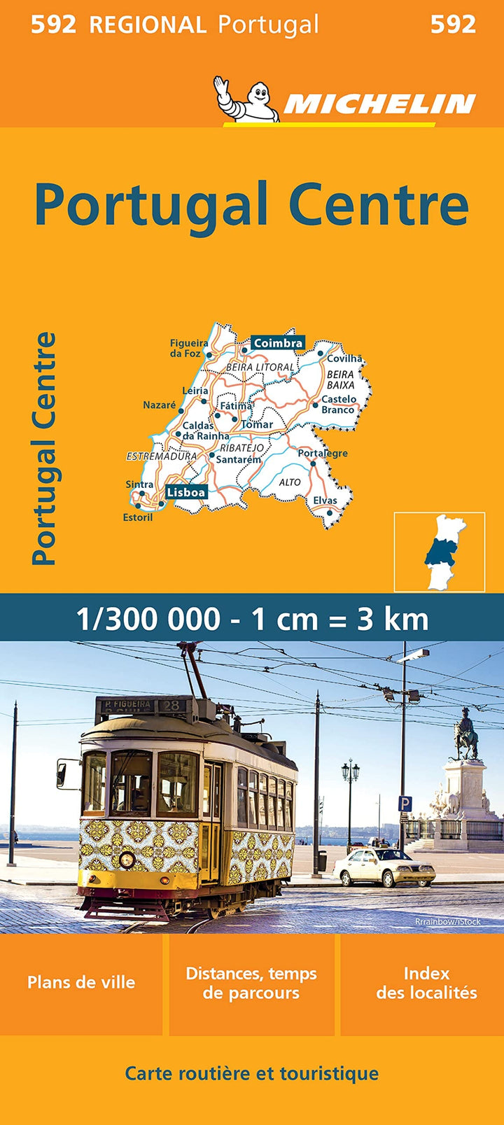 Carte routière n° 592 - Portugal Centre | Michelin carte pliée Michelin 