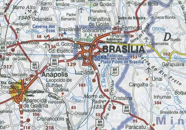 Carte routière n° 764 - Brésil | Michelin carte pliée Michelin 