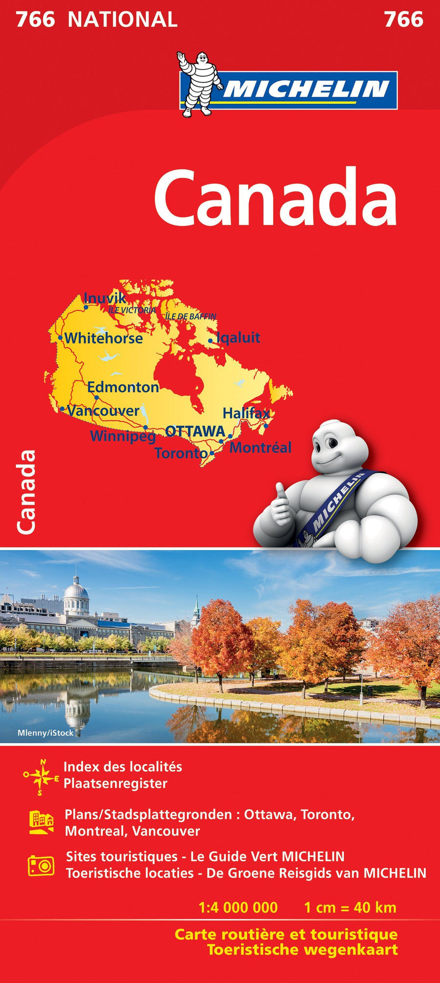 Carte routière n° 766 - Canada | Michelin carte pliée Michelin 