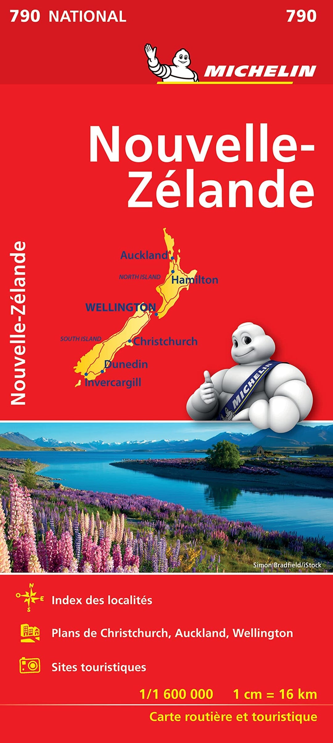 Carte routière n° 790 - Nouvelle-Zélande | Michelin carte pliée Michelin 