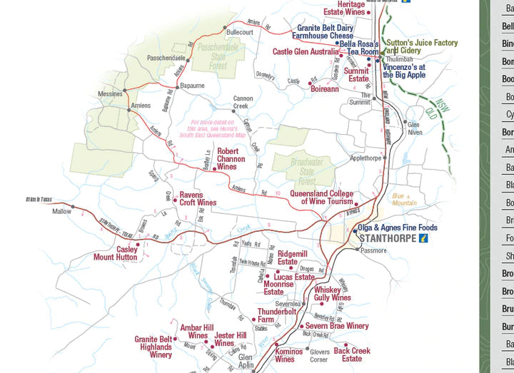 Carte routière - Nouvelle Galles du Sud, Nord-est (Australie) | Hema Maps carte pliée Hema Maps 