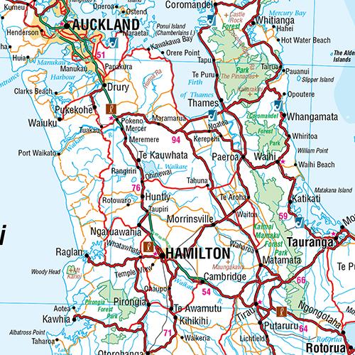 Carte routière - Nouvelle Zélande | Hema Maps carte pliée Hema Maps 