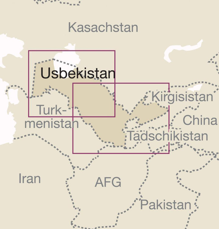 Carte routière - Ouzbékistan | Reise Know How carte pliée Reise Know-How 