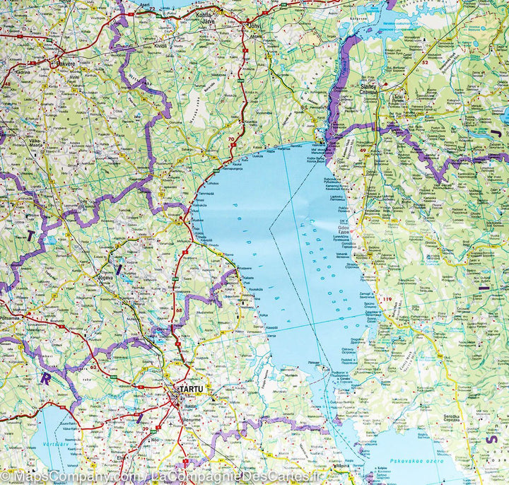 Carte routière - Pays Baltes | Freytag & Berndt carte pliée Freytag & Berndt 