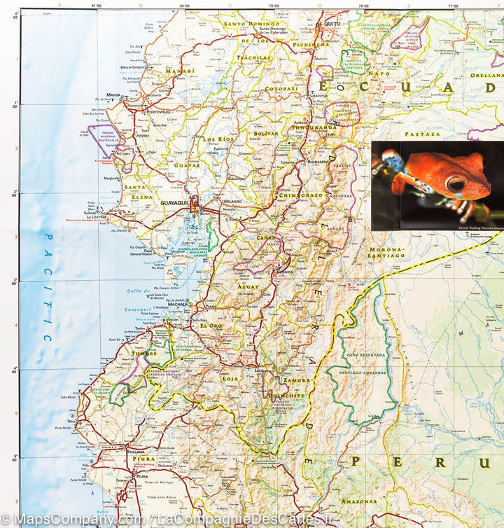 Carte routière - Pérou | National Geographic carte pliée National Geographic 