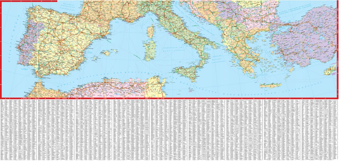 Carte routière plastifiée - France  Express Map – La Compagnie des Cartes  - Le voyage et la randonnée