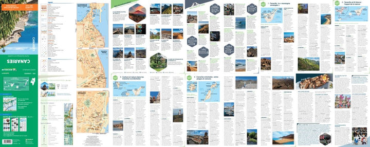 Carte routière plastifiée - îles Canaries | Michelin carte pliée Michelin 