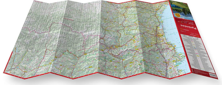 Carte routière plastifiée - Pyrénées | Express Map carte pliée Express Map 