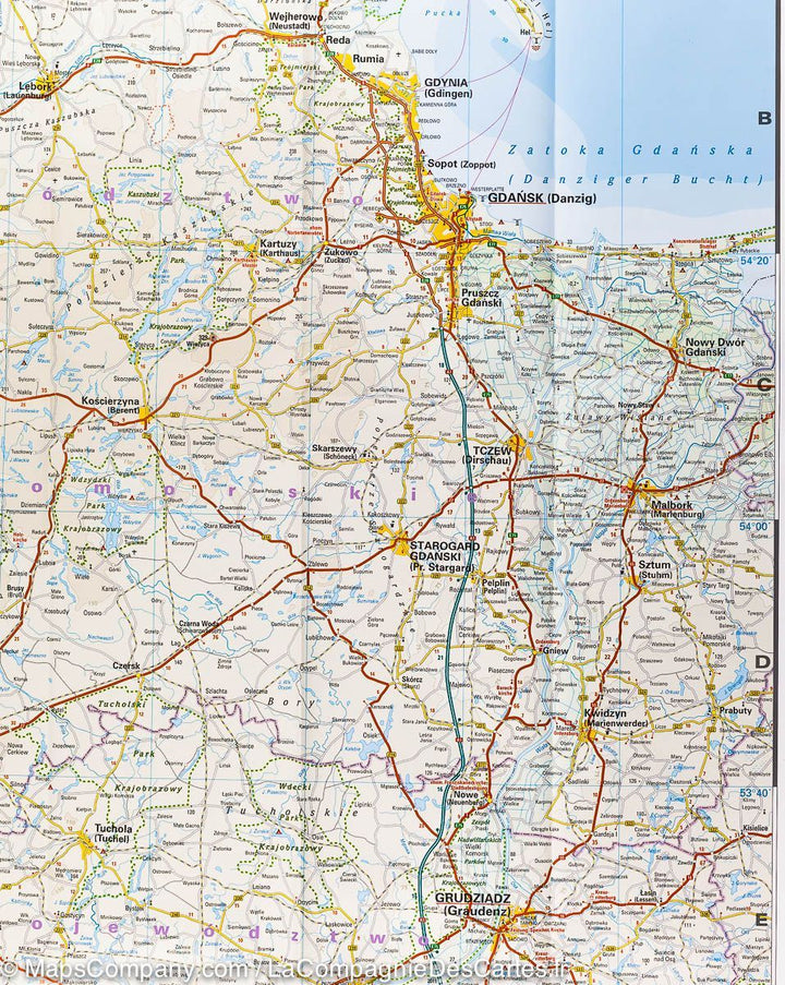 Carte routière - Pologne Nord | Reise Know How carte pliée Reise Know-How 