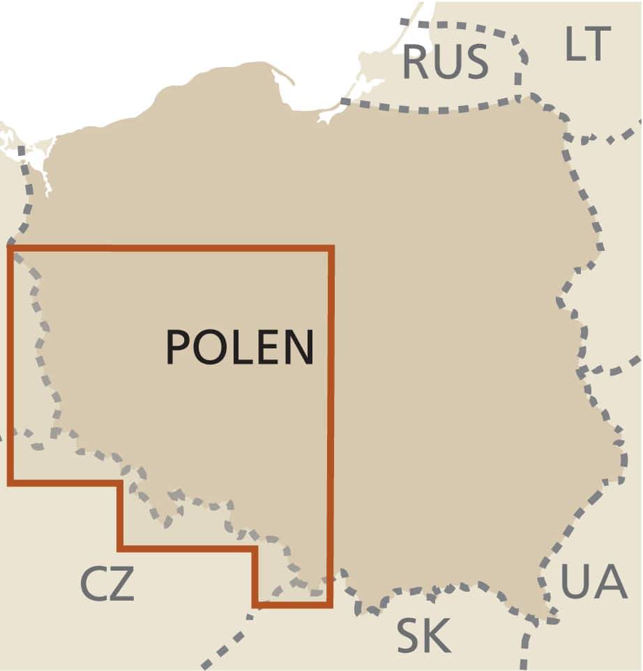 Carte routière - Pologne Sud-ouest | Reise Know How carte pliée Reise Know-How 