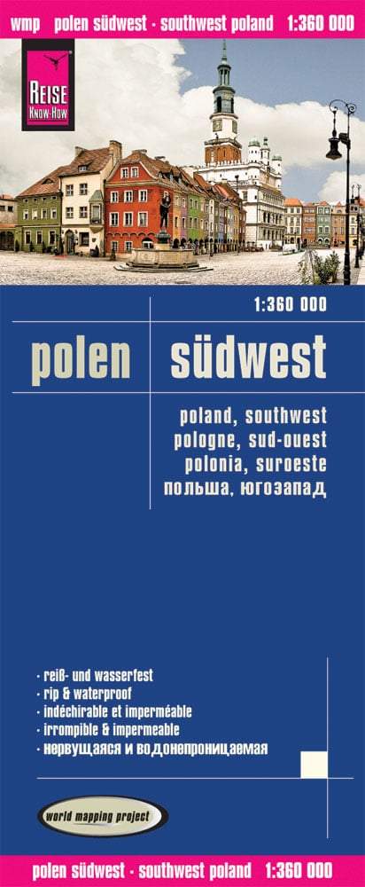 Carte routière - Pologne Sud-ouest | Reise Know How carte pliée Reise Know-How 