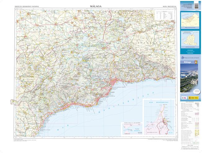 Carte routière provinciale - Malaga (Andalousie), n° 31 | CNIG carte pliée CNIG 