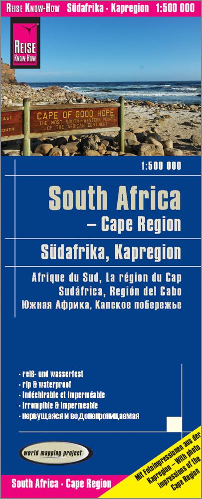 Carte routière - Région du Cap (Afrique du Sud) | Reise Know How carte pliée Reise Know-How 