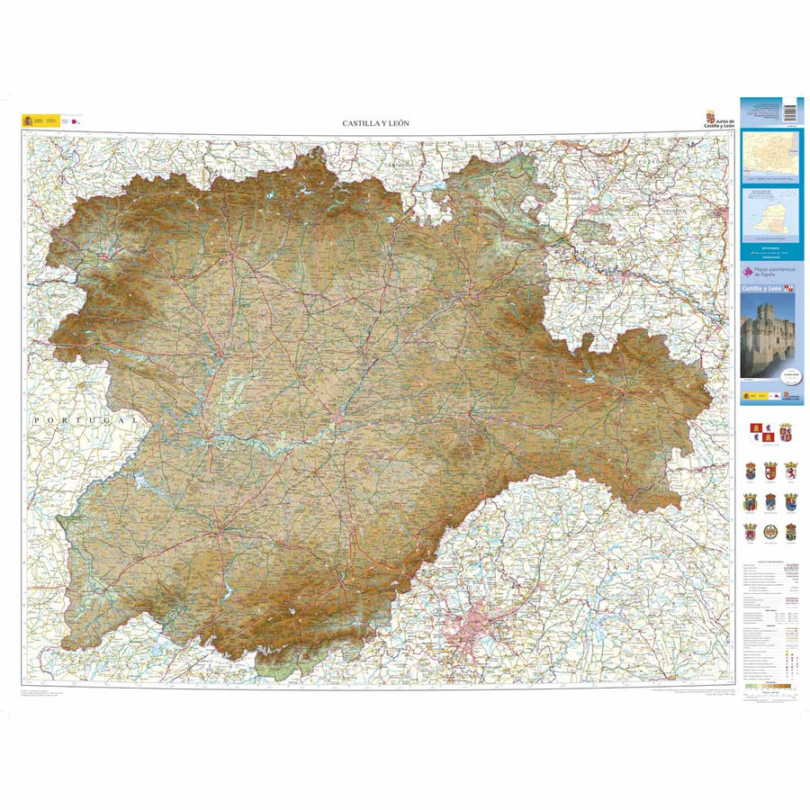 Carte routière régionale - Castille-et-León, n° 6 | CNIG carte pliée CNIG 