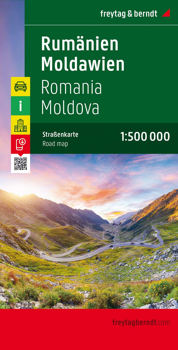Carte routière - Roumanie & Moldavie - 1/500 000 | Freytag & Berndt carte pliée Freytag & Berndt 
