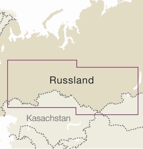 Carte routière de la Russie (de l&rsquo;Oural au lac Baikal) | Reise Know How - La Compagnie des Cartes