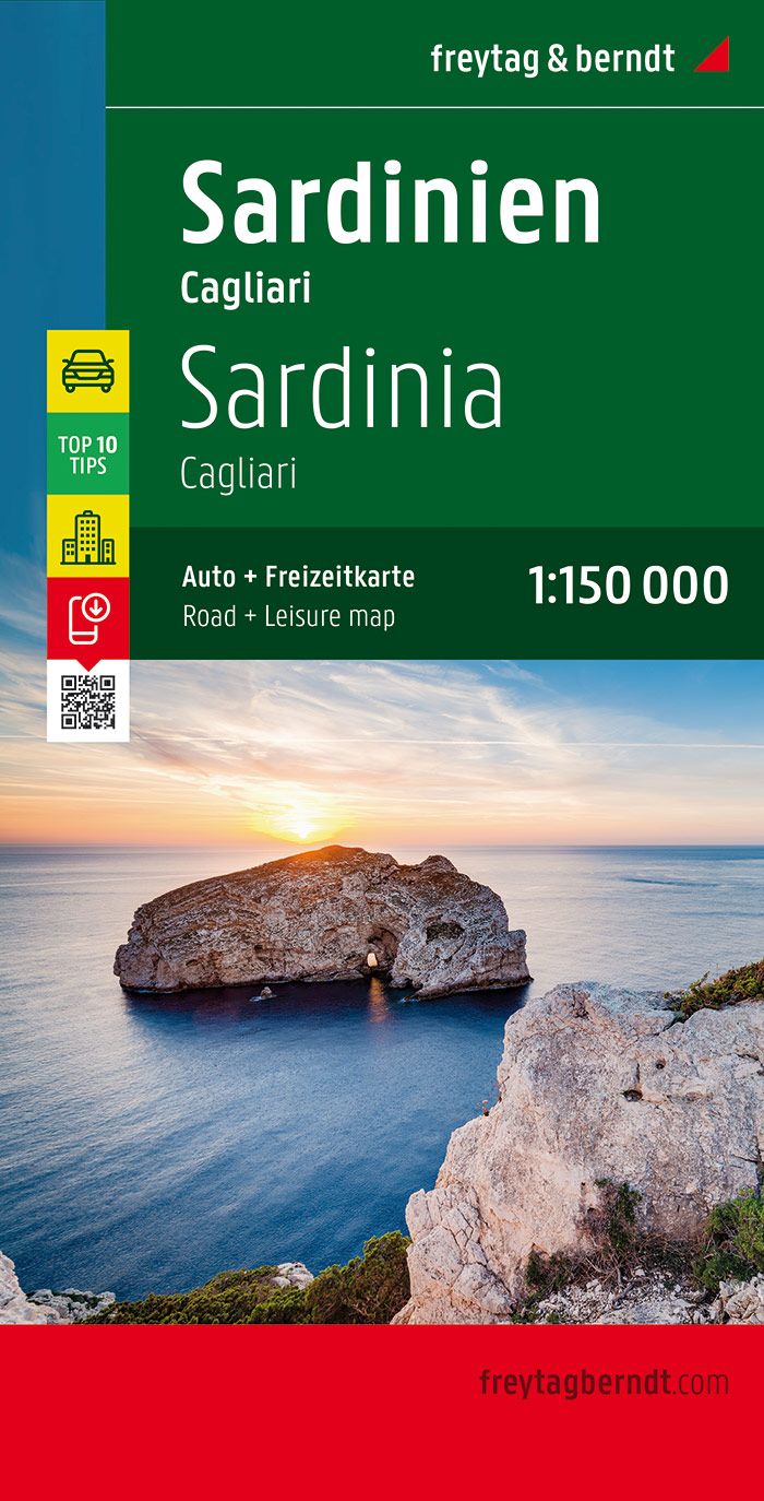 Carte routière - Sardaigne | Freytag & Berndt carte pliée Freytag & Berndt 