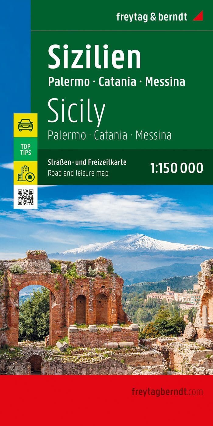 Carte routière - Sicile | Freytag & Berndt carte pliée Freytag & Berndt 