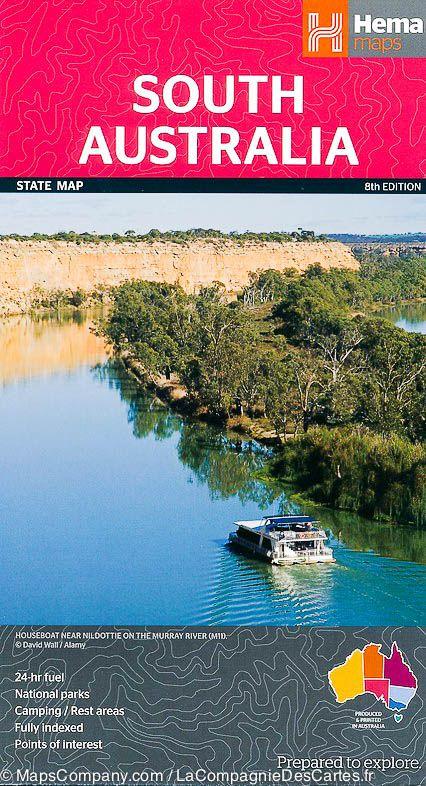 Carte routière - Sud de l'Australie | Hema Maps carte pliée Hema Maps 