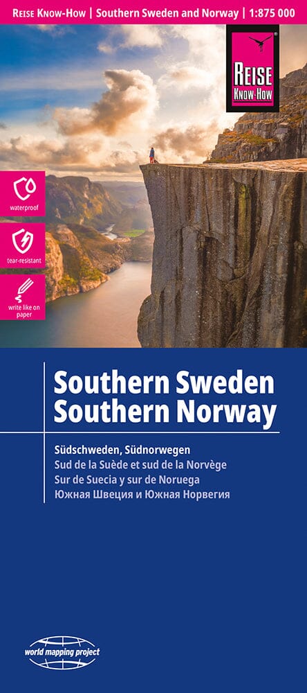 Carte routière - Suède Sud et Norvège Sud | Reise Know How carte pliée Reise Know-How 