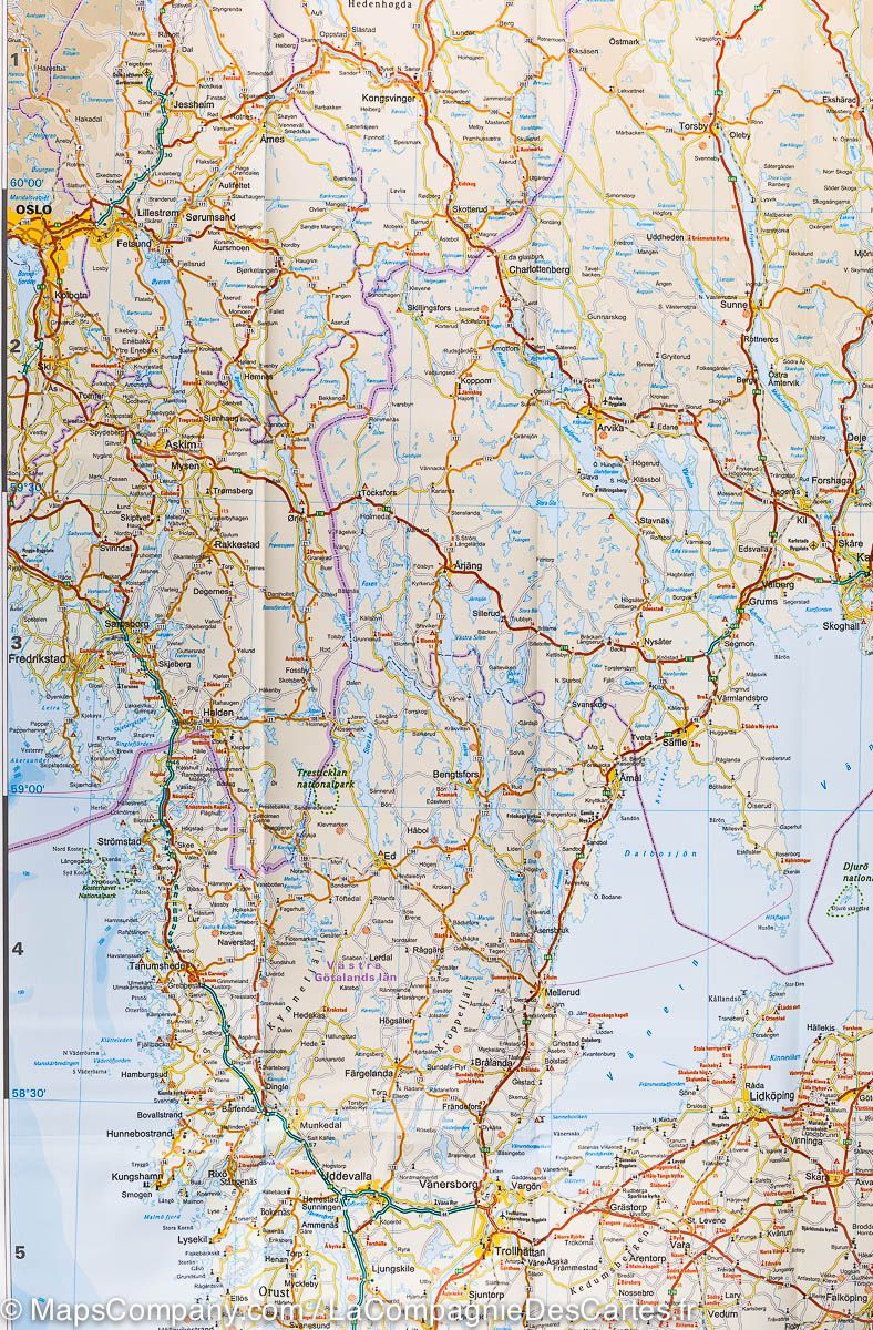 Carte routière - Suède Sud et Norvège Sud | Reise Know How carte pliée Reise Know-How 