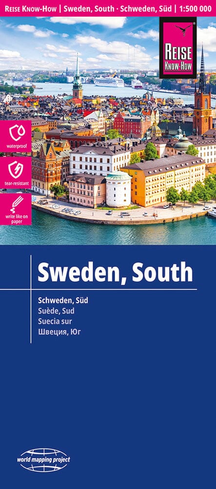 Carte routière - Suède Sud | Reise Know How carte pliée Reise Know-How 