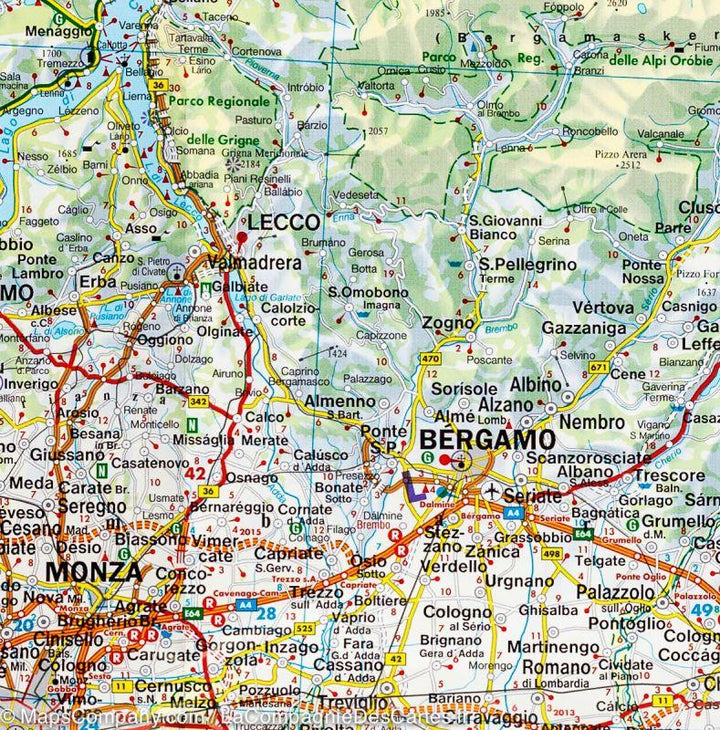Carte routière de la Suisse | Freytag & Berndt - La Compagnie des Cartes