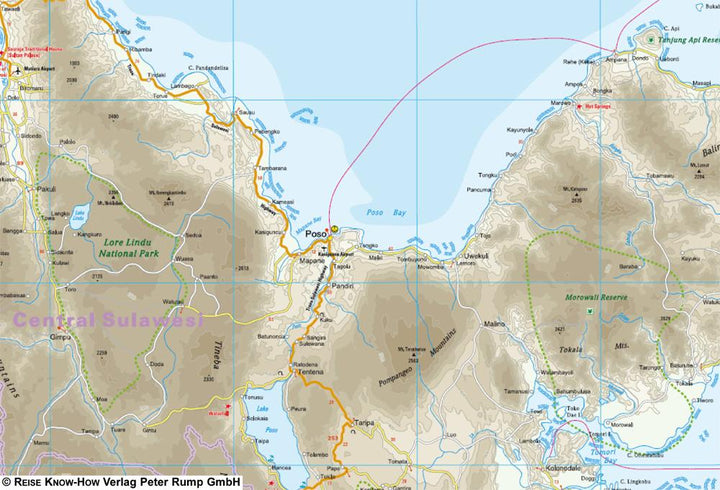 Carte routière - Sulawesi (Indonésie) | Reise Know How carte pliée Reise Know-How 