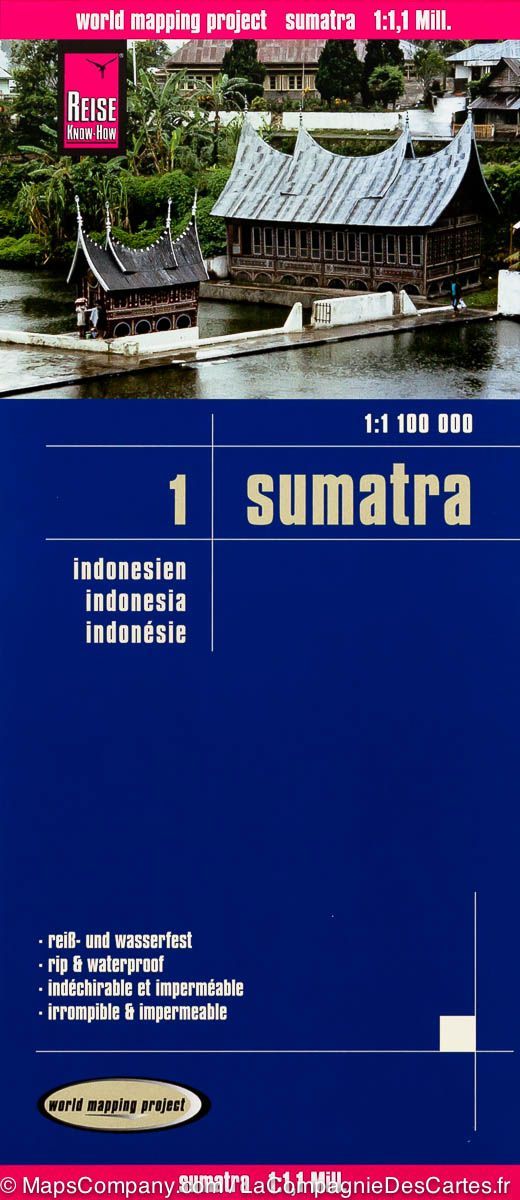 Carte routière - Sumatra | Reise Know How carte pliée Reise Know-How 