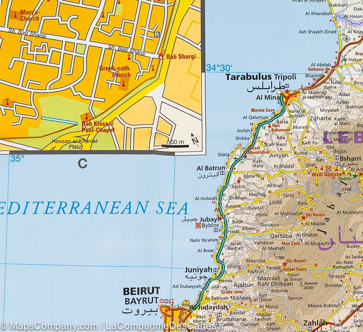 Carte routière - Syrie & Liban | Reise Know How carte pliée Reise Know-How 
