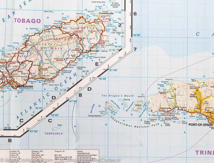 Carte routière - Trinité et Tobago | Reise Know How carte pliée Reise Know-How 