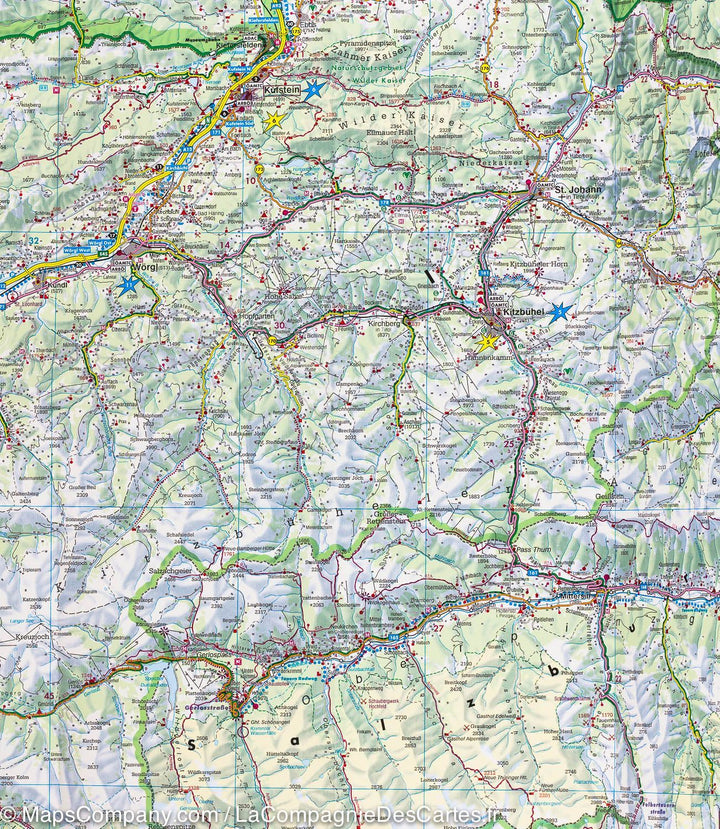 Carte routière - Tyrol (Autriche) | Freytag & Berndt carte pliée Freytag & Berndt 