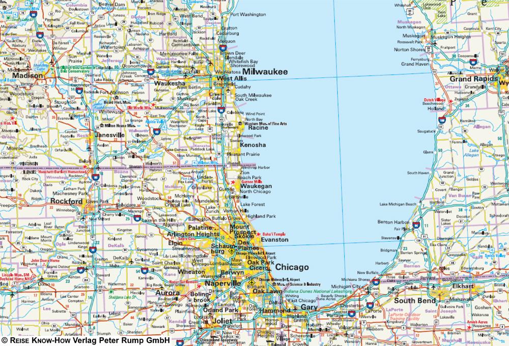 Carte routière USA n° 3 - Midwest | Reise Know How carte pliée Reise Know-How 