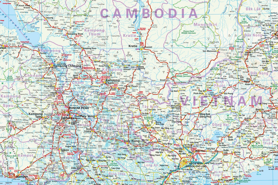 Carte routière - Vietnam, Laos, Cambodge | Reise Know How carte pliée Reise Know-How 