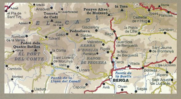 Carte spéciale parapente - Berguedà (Catalogne) | Alpina carte pliée Editorial Alpina 